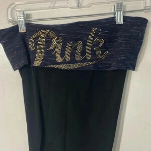 Victoria secret pink fold over leggings